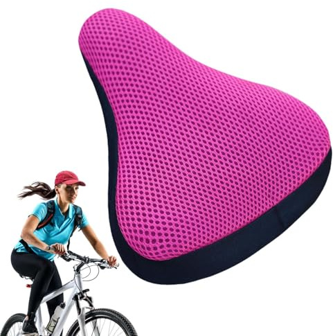 Fahrradsitzbezug – elastisches, weiches Sitzkissen, rutschfestes, bequemes Polster, atmungsaktiver Mountainbike-Sattelschutz, Rennrad-Sattelkissen, stoßdämpfende Fahrradausrüstung, Reitzubehör