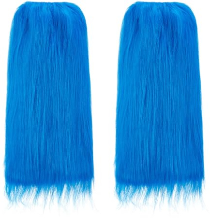 Damen Kunstfell-Beinstulpen, Winter, warm, pelzig, weich, gemütlich, Stiefelstulpen, Abdeckung für Weihnachten, Cosplay, Kostüm-Zubehör