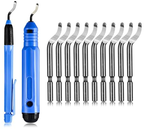 Jooehyer Herramienta de Desbarbado para Tuberías de PVC, Resina y Metal, Bordes Impresos en 3D de Plástico y Cobre, Herramienta de Escariado para Impresión 3D de Plomería