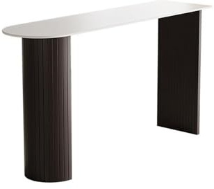 Bartabeller Ljus lyxig barbord i stenskiva, väggmonterad matbord for vardagsrum, kök, matsal Bar Bordets Högbord(160 * 50 * 105cm)