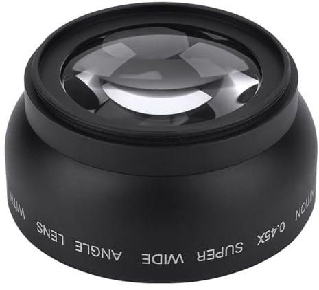 Eieenotee Macro Lens 52mm 0.45X Wide Angle Universal Conversion for DSLRS and Digital Cameras