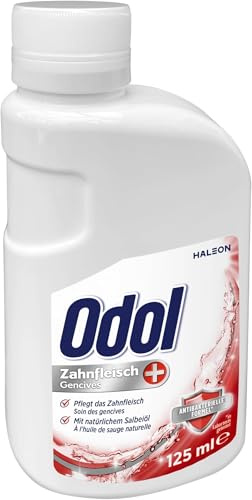 Odol Mundwasser Zahnfleisch +, alkoholfreies Mundwasser Konzentrat, 125ml (Packung mit 5)