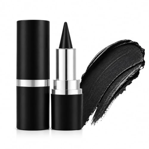 Eyeliner vattentät, kajalpenna svart för ögonblicket en daglig | Matt eyeliner penna gel, snabbtorkande & torkfast, lång varaktighet, slät konsistens, eyeliner kräm för ögon makeup
