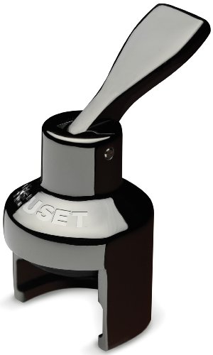 Le Creuset Tapón para botella de champán, SW101, Negro níquel, 59989016000625