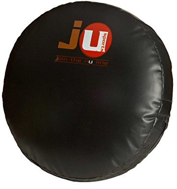 Ju-Sports Rund Pratze 1 STK. I Aus Kunstleder I Sehr leicht & perfekt im Handling I Mit 2 Schlaufen für optimalen Halt I Kampfsport Zubehör I Ø 32cm