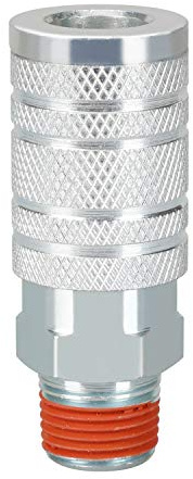 WYNNsky Industrial Air Coupler, 1/2 Inch Body Size, 1/2 Inch NPT Male Threads Size, Steel Air Accessories Hose Accessories Fittings