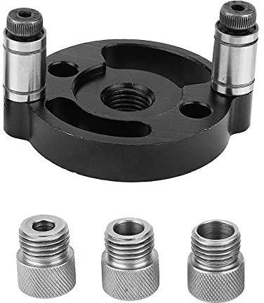 CENPEK Perforazione Locator Lavorazione Del Legno Foro Dritto Drill Locator Trapano Guida Drill Posizionatore Foro Puncher Autocentrante Rotondo Pin Board Strumenti Lavorazione Del Legno