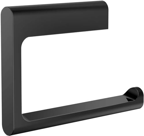 Emco Flow Toilettenpapierhalter ohne Klappe 14,1x1,9x9,7cm Schwarz