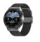 Zeit Vision Care Pro 2 Gesundheitsuhr IP68 wasserdicht für Android und iOS Smartwatch mit Blutdruckmessung Blutsauerstoffmessung EKG Pulsmesser Vorhofflimmern Schrittzähler GPS (Schwarz)