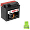KOMPATIBEL MIT KTM EXC 4T 520 Baujahr 2000 bis 2002 BOSCH Batterie YTX5L-BS M6004, gebrauchsfertig, Batterie 4 Ah, Ampere 12 Volt, 115 x 72 x 107 mm