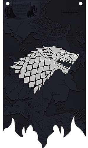 game thrones cosplay - game thrones Stark Haus flagge 100X65CM