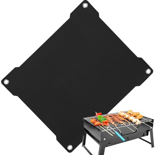 Tapis de barbecue pour barbecue extérieur | Tapis de barbecue antiadhésif pour l'extérieur, protection de la couverture de barbecue, tapis de barbecue, protection de barbecue pour la cuisson, la