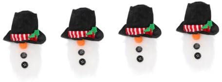 MAGICLULU 4 Stück Weihnachtsflaschen-Set flaschenverpackung weihnachten flaschenüberzug weihnachten dekoration zarte Flaschenhülle weihnachtliche Flaschenabdeckung zartes Weindekor Stoff