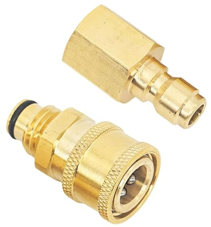 Jiuvaso Adattatore per idropulitrice Raccordo per idropulitrice Ricambio per Raccordo a innesto rapido ad Alte Prestazioni e a Prova di perdite