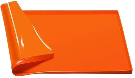 Silikon-Grillmatte 17-Zoll-Silikon-Grillmatte, große Grillmatte, BBQ-Grill vor Insekten und Schmutz