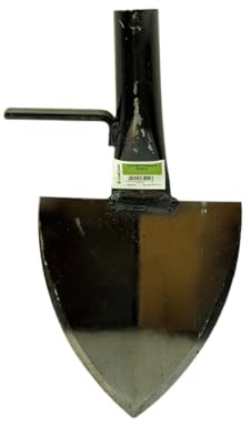 Valoak Vanga a Punta – Attrezzo Agricolo per Dissodare e Rivoltare il Terreno | Lama in Acciaio da 22-19,5 cm ed Altezza Totale 38 cm | Made in Italy