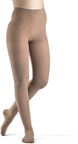 DYNAVEN by Sigvaris Women's Compression Pantyhose 20-30mmHg - Closed Toe for Daily Support - Medium Shirt - Black