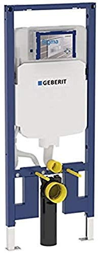 Geberit G111597001 Geberit Duofix 0.8/1.28 GPF Carrier and Concealed Tank for Wall-Hung Toilets 2x4