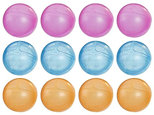 Nerf Super Soaker Hydro Balls Party 12-Pack, Reusable Water-Filled Balls