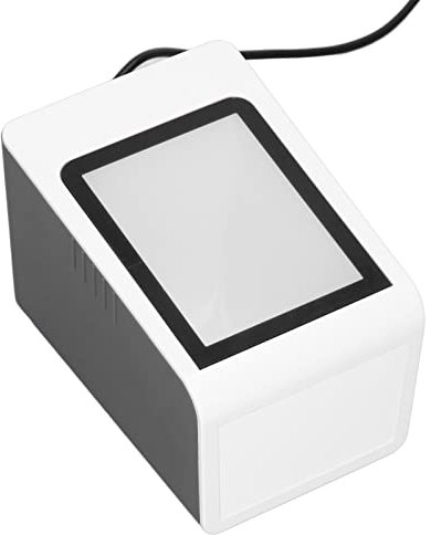 Natudeco Desktop-Barcode-Scanner, Sprachansagen, QR-Code-Scanner, Automatische Identifizierung, Desktop-Barcode-Scanner, Freisprech-USB-verkabelter QR-Code-Leser Für PC-POS-Maschine