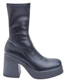 BATA Stivaletto elasticizzato da donna con tacco e plateau