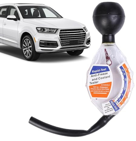 Medidor Anticongelante - Comprobador Hidrómetro Tipo Diãl Refrigerante | Densímetro Batería Coche Líquido | Dispositivo Rápido De Densidad Para Valoración Punto Congelación, Útil Revisión Vehículo Con