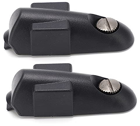 CHICIRIS Lätt Ljudadapter i Plast, 2-delad Headsetset, Snabbkoppling för Tvåvägsradiotillbehör, Lämplig för GP328 HT-750/1250/1550 MTX850LS/950
