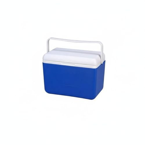 Ronyme Glacière Portable Boîte Isotherme Coffre à Glace Conteneur Thermique à Haute Rétention de avec PU et Couvercle HDPE Solide Poignée Stable et Loquet, 8L, Eps Standard 24h