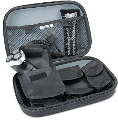 USA Gear Diabetikerbedarf Reisekoffer Organizer für Diabetikerzubehör - Blutzuckermesssystem, Spritzen, Insulinfläschchen und Lanzetten - Kompatibel mit ACCU-CHEK, TRUEtest und mehr - Schwarz