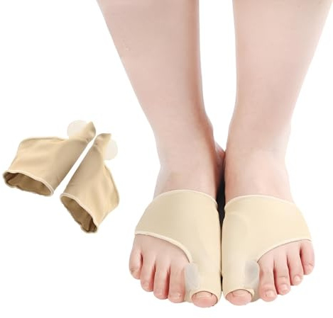 2x Silikon Zehenspreizer PREMIUM Hallux Valgus Korrektur Ballenschutz Fuß-