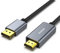 BENFEI 4K DisplayPort auf HDMI Kabel 1,8M [Geflochten, Aluminiumhülse], unidirektionales DisplayPort-Computer zu HDMI-Monitor, DP 1.2 zu HDMI 1.4 kompatibel mit HP ThinkPad AMD NVIDIA Desktop