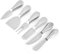 Clarmonde Premium Stainless Steel Cheese Tool Set - Cheese Knife Set - Cut, Spread All Your Favorite Cheeses (6 Silver Cheese Knife)
