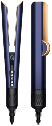 Dyson Airwrap Multi Hair Styler, bleu nuit/cuivre, sèche et lisse les cheveux mouillés en même temps, air chaud, pour tous les cheveux, sèche-cheveux