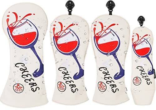 Golf Putter Head s | Calice modèle Golf Heads Protector - Driver Fairway Woods Head s - Broderie Golf Driver, Bois Golf Head