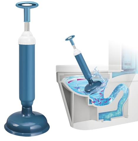 Rundago 1 Pezzo Sturalavandini a Ventosa Sturalavandino a Pompa, Stantuffo per Pressione dell'Aria per Vasca da Bagno Cucina