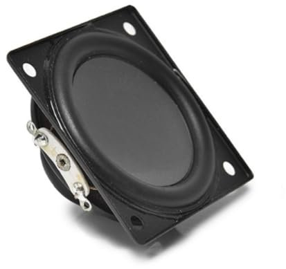 DLUKENY Subwoofer magnetico degli altoparlanti portatili di 50mm 4Ohm 5W Ideale per applicazioni multimediali Uscita audio chiara e potente
