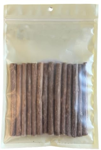 Natural Chew Sticks - Puppy Teething Treats, Bite Toys, Long Lasting Snack, Healthy Support | Stress Relief Bully Chews for Dog Cat Pet Training Exercise Fun Interactive Playtime
