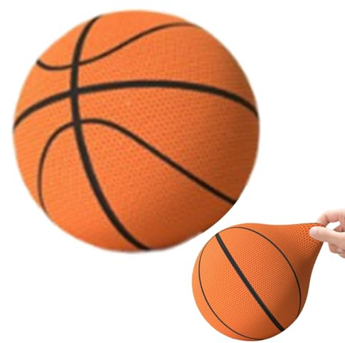 Palla Da Basket Silenziosa Taglia 5/7, Pallone Pallacanestro Silenzioso, Palla Da Allenamento In Schiuma Ad Alta Densità Non Rivestito Bambini Adulti, Pallone Da Basket Leggero Interni Esterni