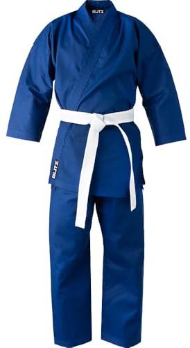 Blitz Traje de kárate para Estudiantes, Azul, 00/120 cm
