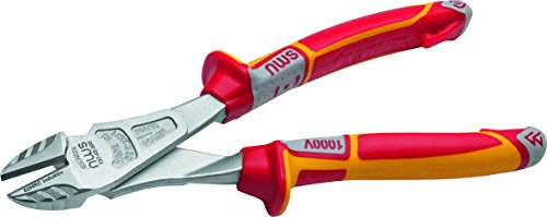 NWS 137-49VDE-200 - Alicate Corte Diagonal Modelo Americano Serie 49 VDE Largo 200 mm, Silver