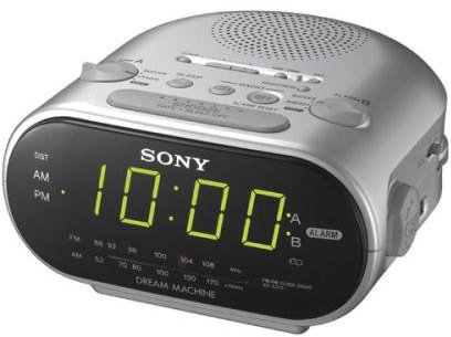 Sony ICF-C318S Digital Clock Black, Grey – Radio (Clock, Digital, 87.5 – 108 MHz, LED, Green, Black, Grey)