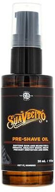 Suavecito Rakolja för män Förbehandlingsolja mjukgör hud och skägg för en slät rakning Minskar rakirritation och brännskador från rakhyveln Lätt, icke-fet formula Perfekt för känslig hud 30 ml
