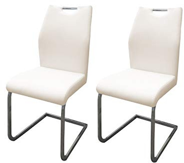 HTI-Line Schwingstuhl 2er-Set Nelly Bürostuhl Besucherstuhl NEU OVP Beige