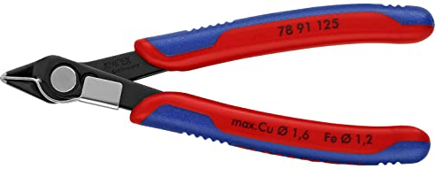 KNIPEX Electronic Super Knipsmit Mehrkomponenten-Hüllen 125 mm, 78 91 125