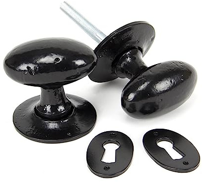 Türknauf-Set handgeschmiedet oval Traditional Black