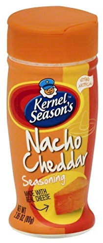 Noyau Saisons - Nacho Cheddar pop-corn (80g) d'Assaisonnement Arôme Popcorn - Popcorn Garniture
