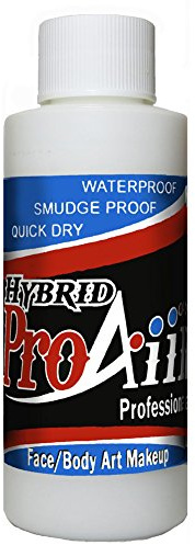 ProAiir Face and Body Painting Makeup - 2oz (60ml) White