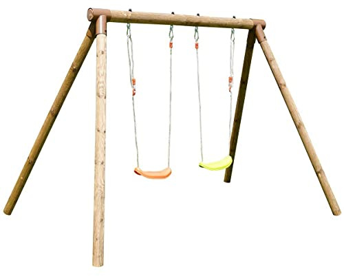 Soulet Balançoire en Bois traité 2 agrès Alizée