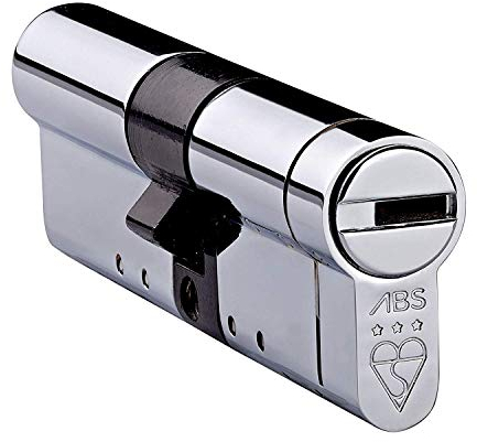 Avocet ABS High Security Euro Cylinder - Anti Snap Lock - TS007 3 Star (35(INT) x35(EXT), Chrome)