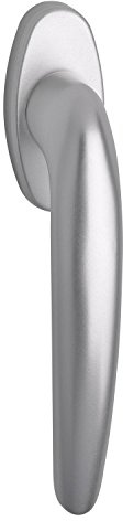 MACO fönsterhandtag Rhapsody, dold skruvad, knappar 10 för 7 mm, silvereloxerat, 1 st, 59522